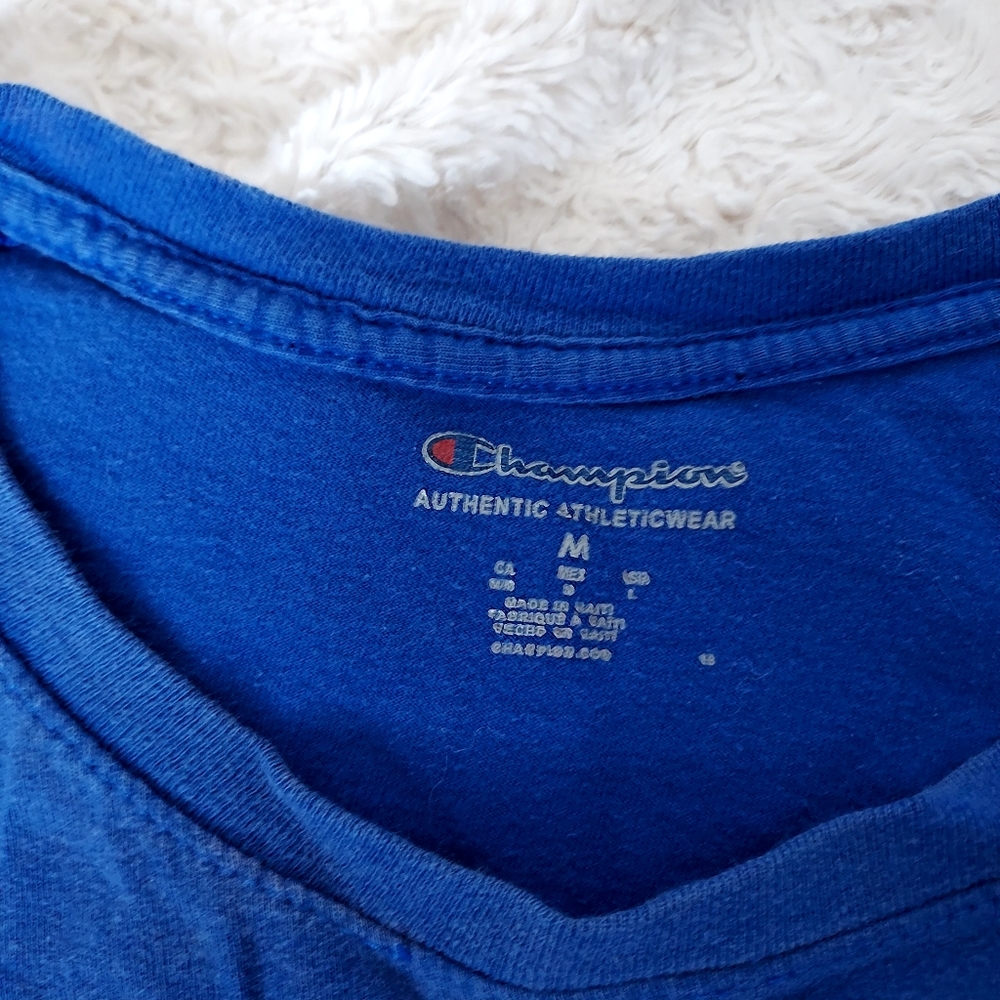 Champion royal blue t-shirt Medium Normcore Active Casual - Picture 2 of 6